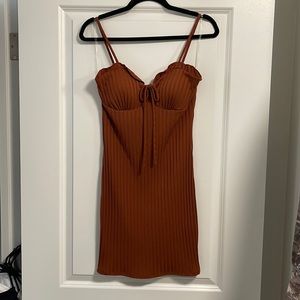 Rust colored dress